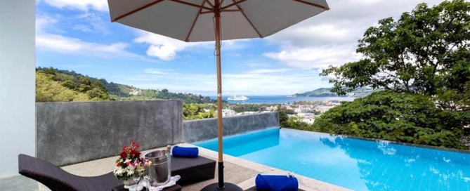 Patong Bay Hill 1 Bedroom Sea View Pool Access Condo for Sale in Patong Phuket