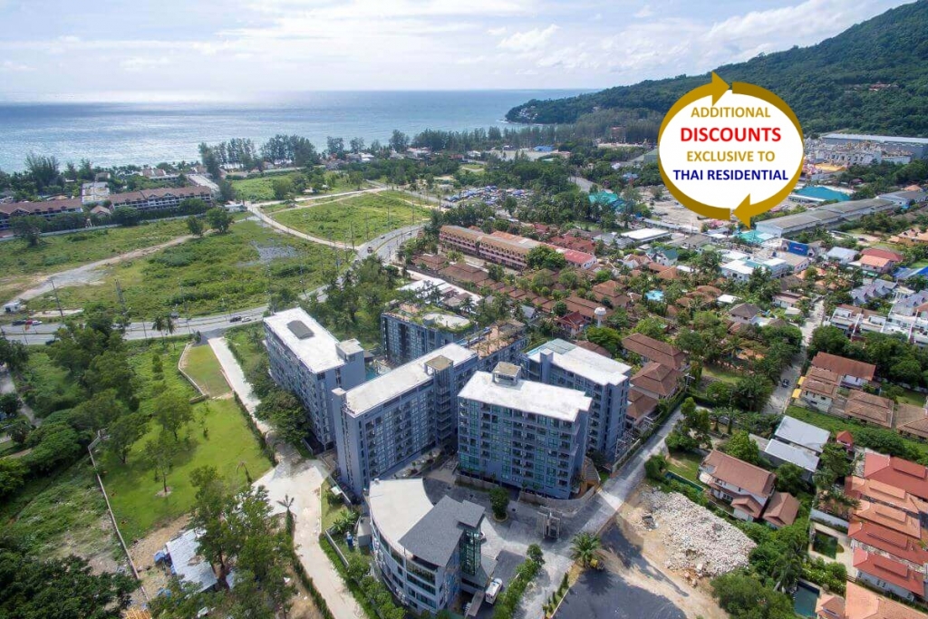 2 Schlafzimmer voll möblierte Resort-Wohnung zum Verkauf in der Nähe von Kamala Beach, Phuket