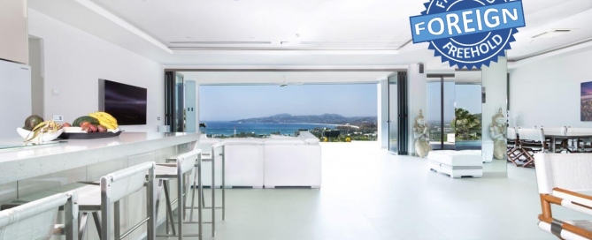 4 Bedroom Foreign Freehold Sea View Condo for Sale near Surin Beach, Phuket
