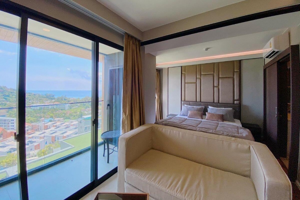 1 Bedroom Sea View Condo for Sale at The Panora near Surin Beach, Phuket