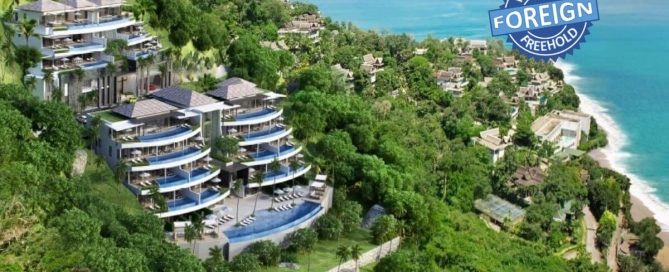 2 Bedroom Foreign Freehold Sea View Condo for Sale near Surin Beach, Phuket