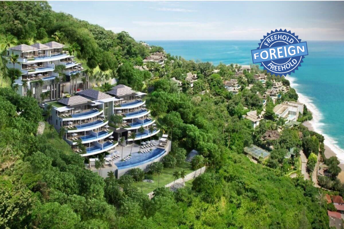 2 Bedroom Foreign Freehold Sea View Condo for Sale near Surin Beach, Phuket