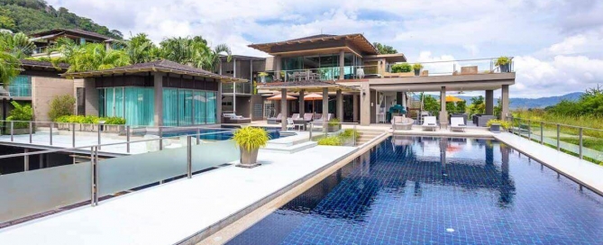 7+1 Bedroom Sea View Luxury Pool Villa in Layan, Phuket