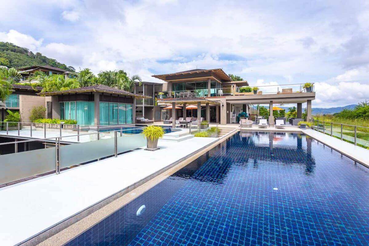 7+1 Bedroom Sea View Luxury Pool Villa in Layan, Phuket