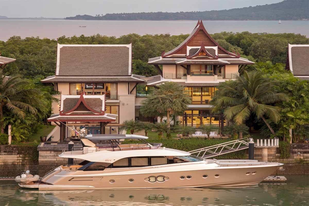 Royal Phuket Marina 5 Bedroom Waterfront Villa for Sale if Kohkaew, Phuket