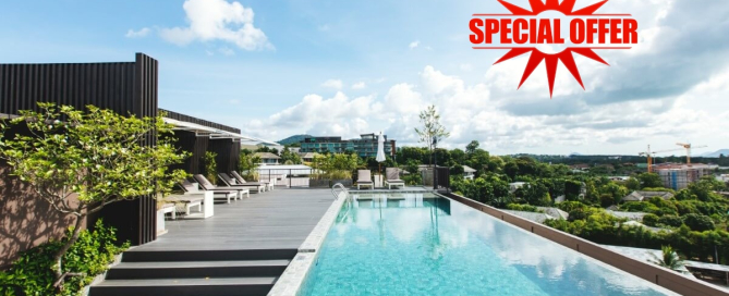 2 Bedroom Foreign Freehold Corner Condo for Sale Walking Distance to Rawai Beach in Phuket