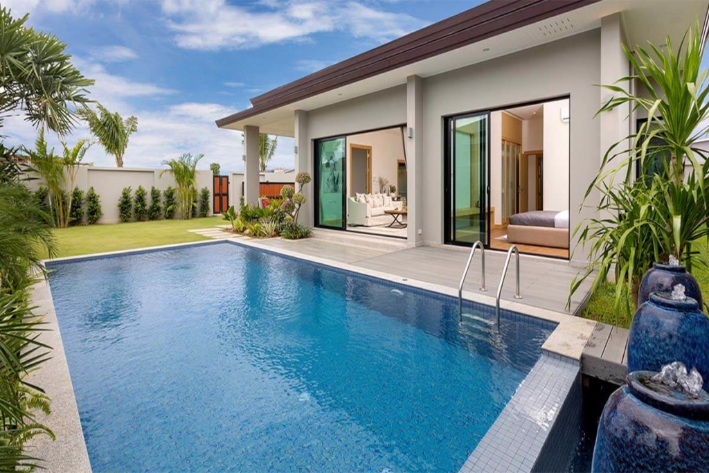 Peykaa Estate 2 Bedroom Pool Villa for Sale in Layan Phuket next to Laguna Resort