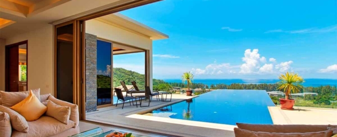 Vista del Mar 4 Bedroom Sea View Pool Villa for Sale in Nai Thon Beach Phuket