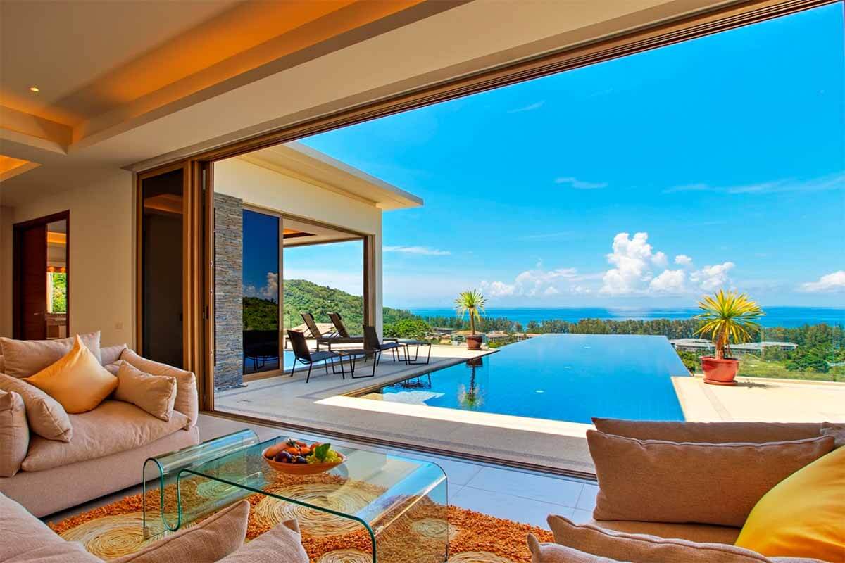 Vista del Mar 4 Bedroom Sea View Pool Villa for Sale in Nai Thon Beach Phuket