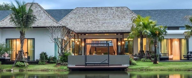 3-4 Bedroom Lakefront Pool Villa for Sale in Cherng Talay, Phuket