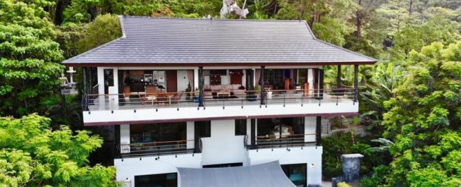 4 Bedroom Hillside Pool Villa on Large Plot with Panoramic Views for Sale by Owner in Nai Harn, Phuket