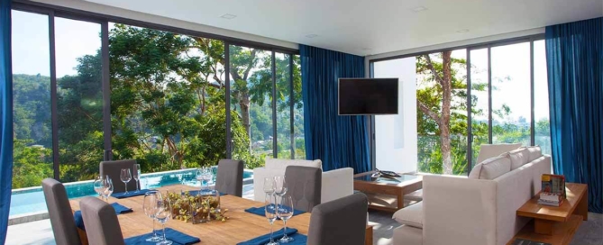 3 Bedroom Sea View Pool Villa for Sale in Kamala, Phuket
