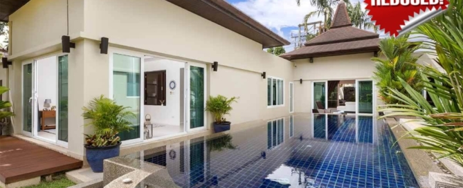 Botanica 3 Bedroom Reduced Price Pool Villa for Sale in Cherng Talay Phuket near Laguna