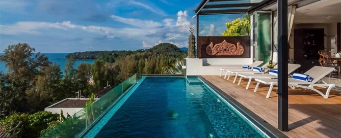 Sawan Anda Villa for 3 Bedroom Sea View Pool Villa for Rent in Surin Phuket