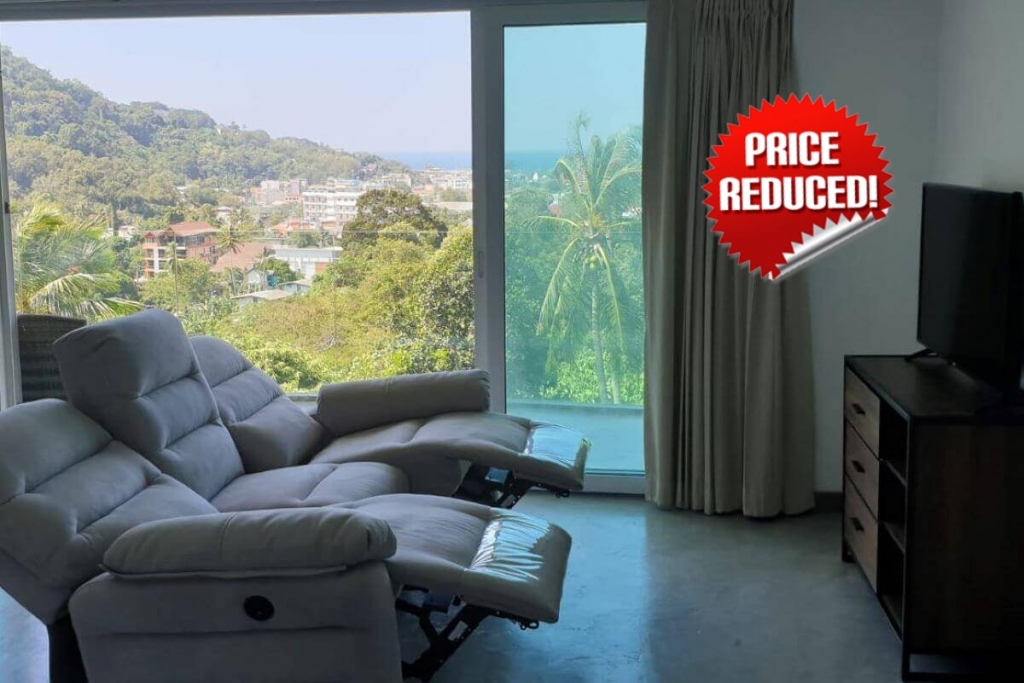 2 Schlafzimmer Sea View Freehold Condo zum Verkauf bei Kata Ocean View in der Nähe von Kata Beach, Phuket