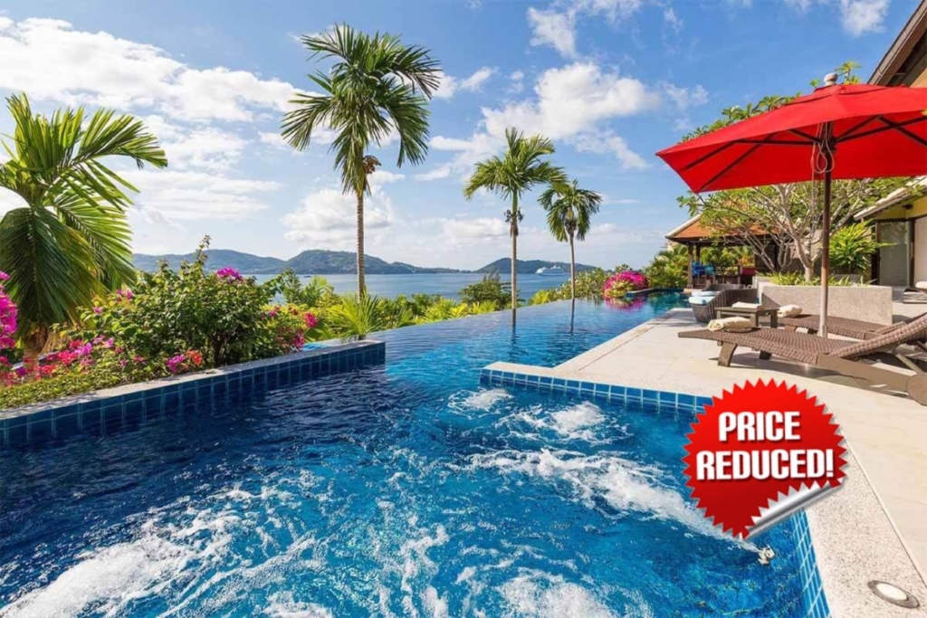 4 Bedroom Panoramic Sea View Pool Villa for Sale in Kalim, Phuket