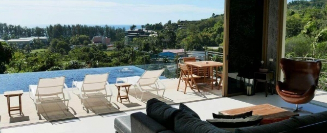 3 Bedroom Sea View Pool Villa for Sale near Nai Thon Beach, Phuket