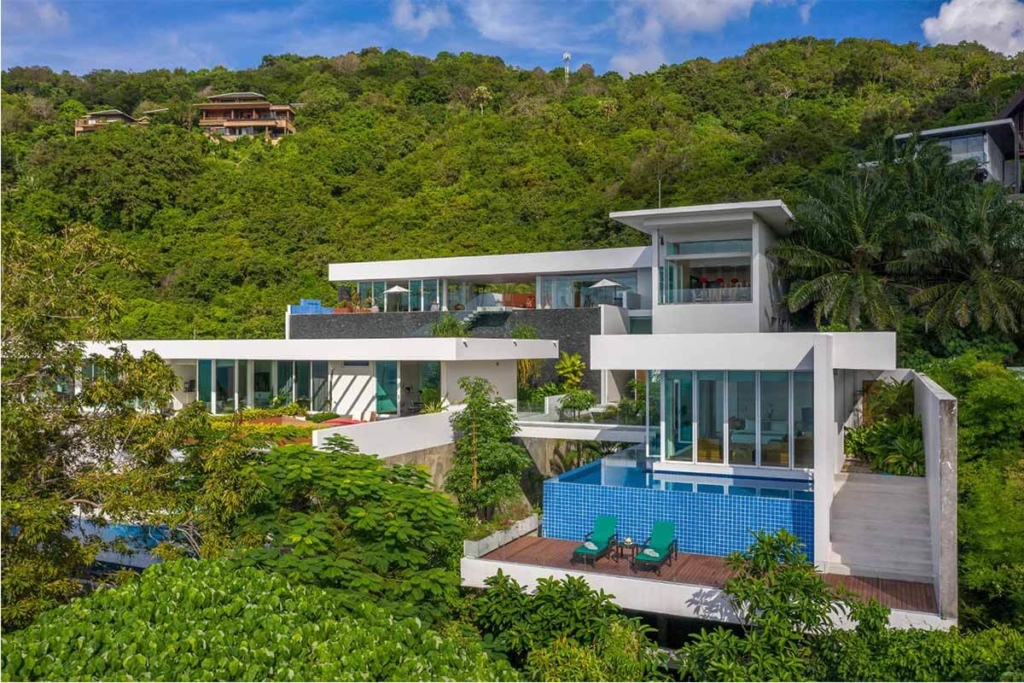 4-6 Bedromm Oceanfront View Villa Solaris for Sale in Kamala Beach Phuket