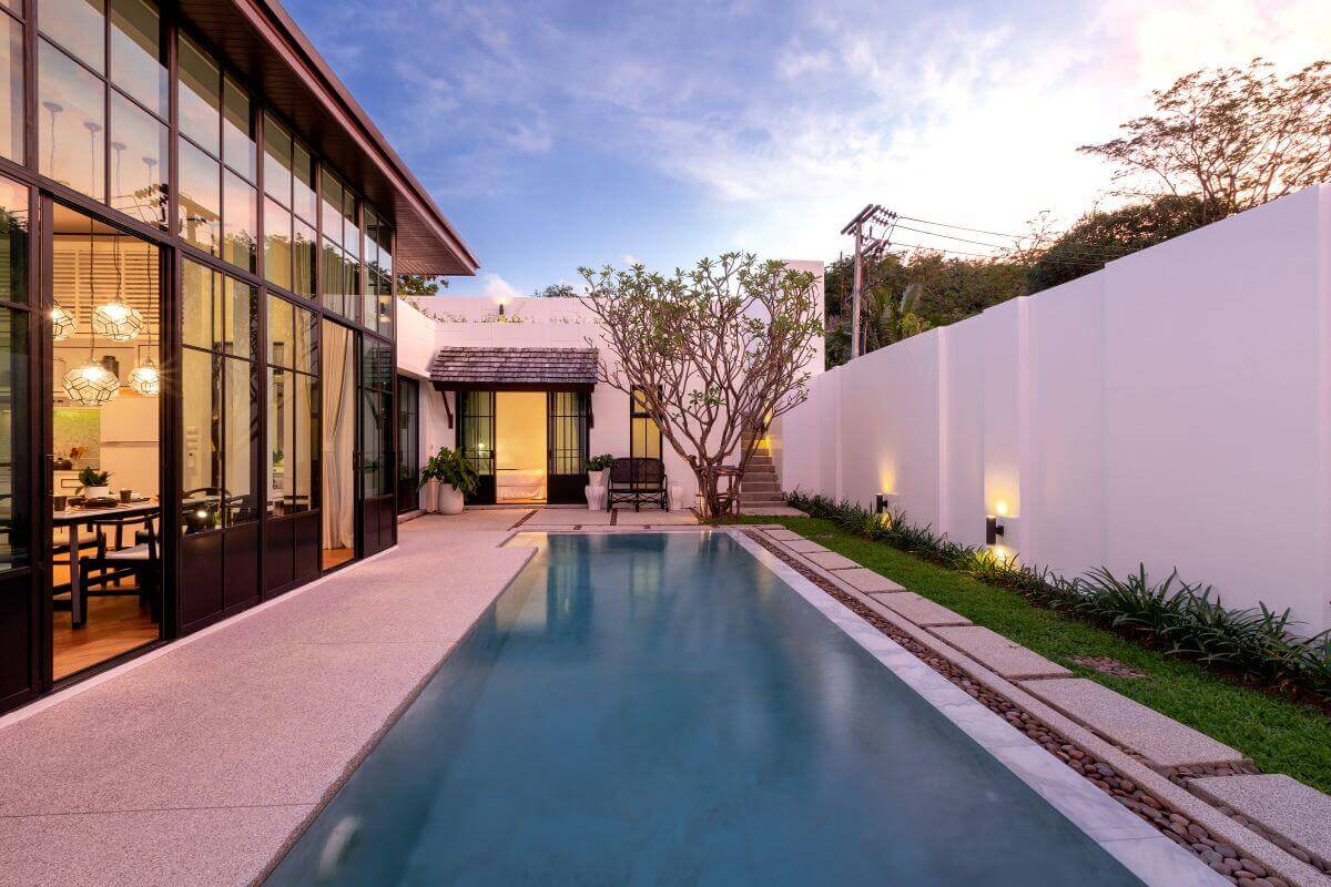 2 Bedroom Trendy Asian Fusion Style Villa for Sale in Cherng Talay, Phuket