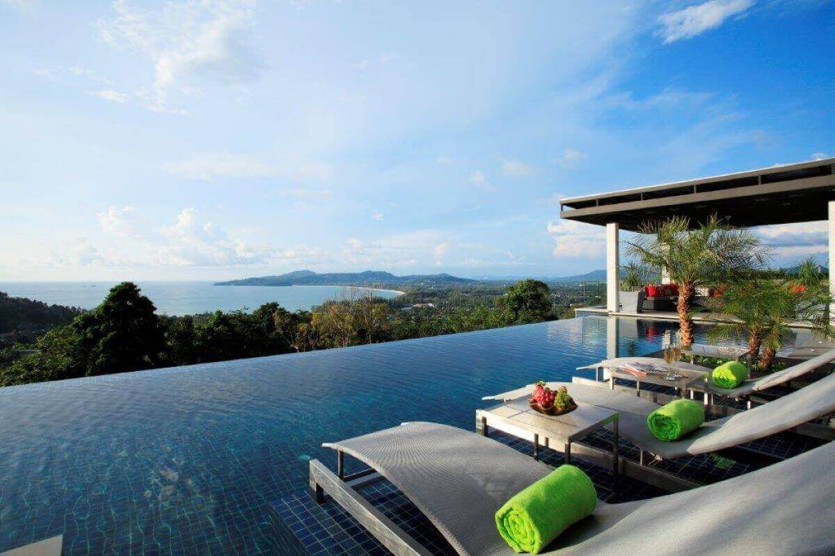 6 Bedroom Sea View Pool Villa for Rent Cherng Talay Phuket