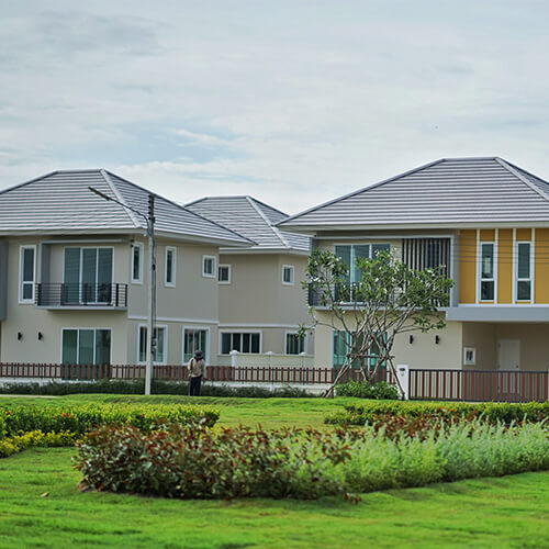 Low and High Density Estate Houses in Phuket