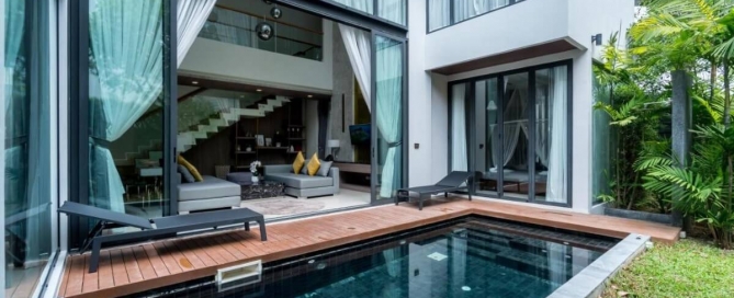 2+1 or 3+1 Bedroom Pool Villas Walking Distance to Surin Beach, Phuket