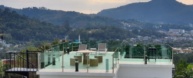 2 Bedroom Sea View Hillside Pool Vila for Sale near Kamala Beach, Phuket