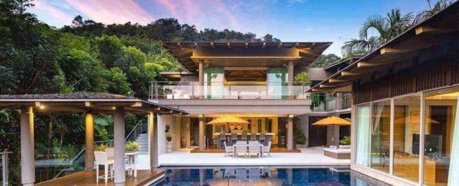 4 Bedroom Sea View Pool Villa for Rent near Layan Beach, Phuket