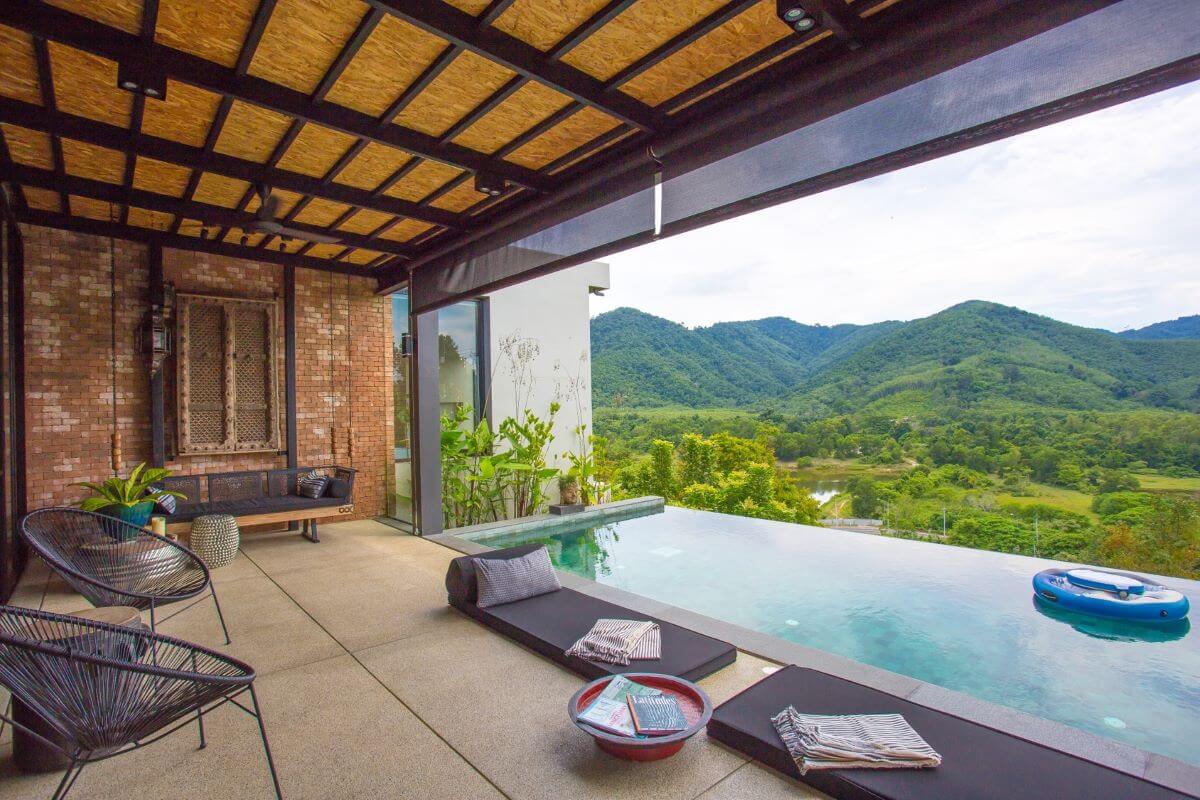 4 Bedroom Fully Furnished Mountain View Pool Villa for Sale in Thalang, Phuket