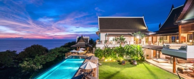 8 Bedroom Luxury Oceanfront Pool Villa for Rent in Kamala, Phuket