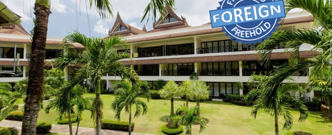 1 Bedroom Foreign Freehold Lakeside Condo for Sale near Red Mountain Golf Club in Kathu, Phuket