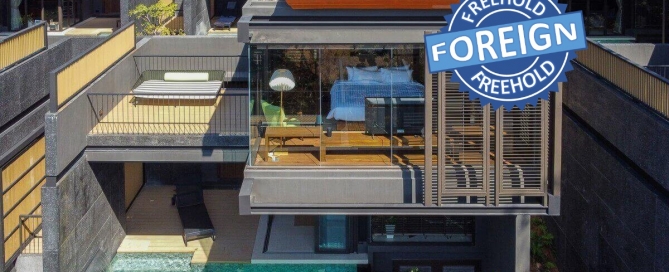 1+1 Bedroom Foreign Freehold Condo Pool Villa for Sale in Layan, Phuket
