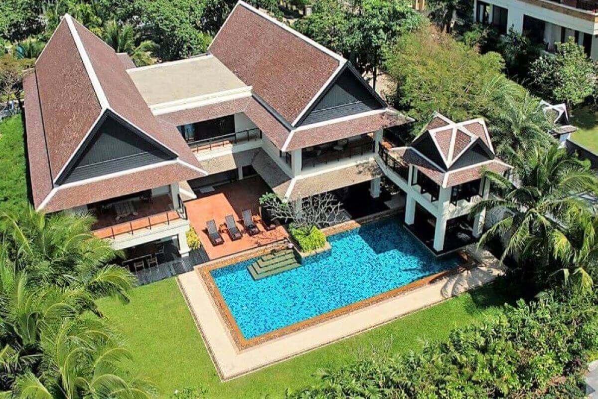 6 Bedroom Pool Villa 100 Meters to the Beach for Sale in Layan, Phuket