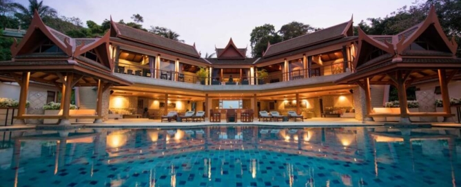 6 Bedroom Sea View Luxury Villa for Vacation Rental in Surin, Phuket