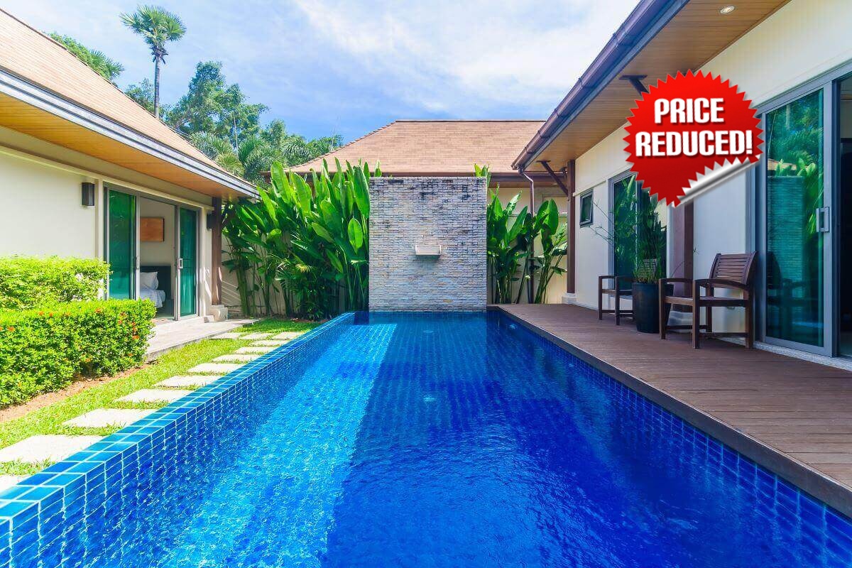 3 Bedroom Balinese Style Fully Furnished Pool Villa for Sale in Nai Harn, Phuket