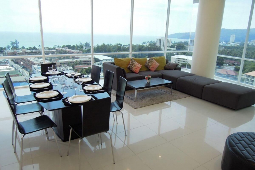 4 Bedroom Foreign Freehold Penthouse Condo with Amazing Sea Views for Sale near Karon Beach, Phuket