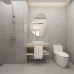 1-2 bedroom condos with 5-star hotel license near Nai Harn Beach, Phuket bathroom PSC-NAH-485