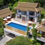 4 Bedroom Sea View Thai Pavilion Style Pool Villa for Sale at Ayara Hilltops near Surin Beach, Phuket