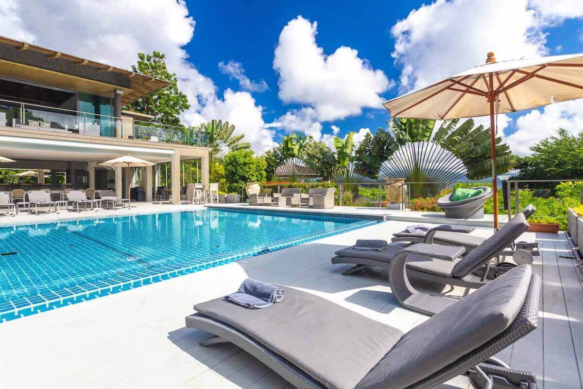 5 Bedroom Sea View Luxury Pool Villa for Sale at La Colline in Layan, Phuket