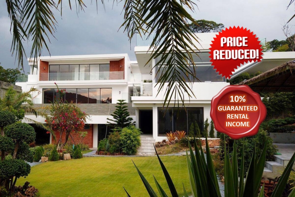 6 Bedroom Sea View Modern Luxury Pool Villa for Sale near Kamala Beach, Phuket