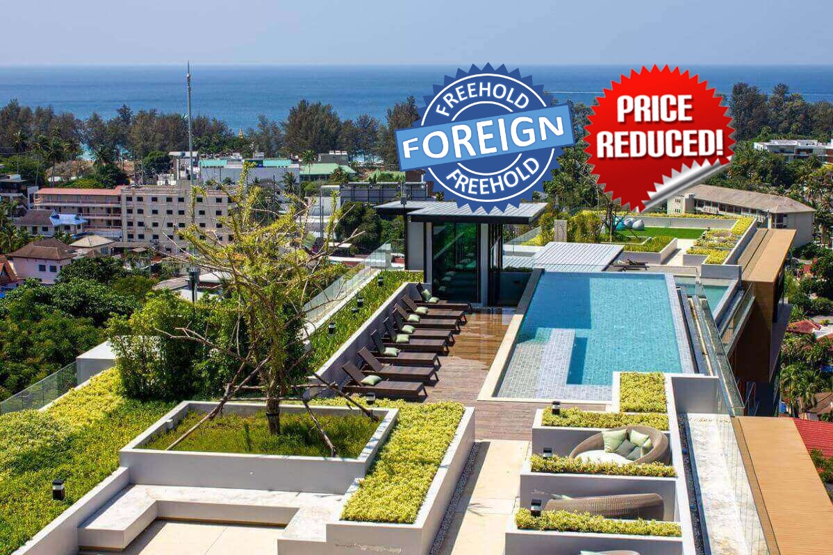 1 Bedroom Foreign Freehold Resort Condo for Sale by the Owner at The Panora near Surin Beach, Phuket