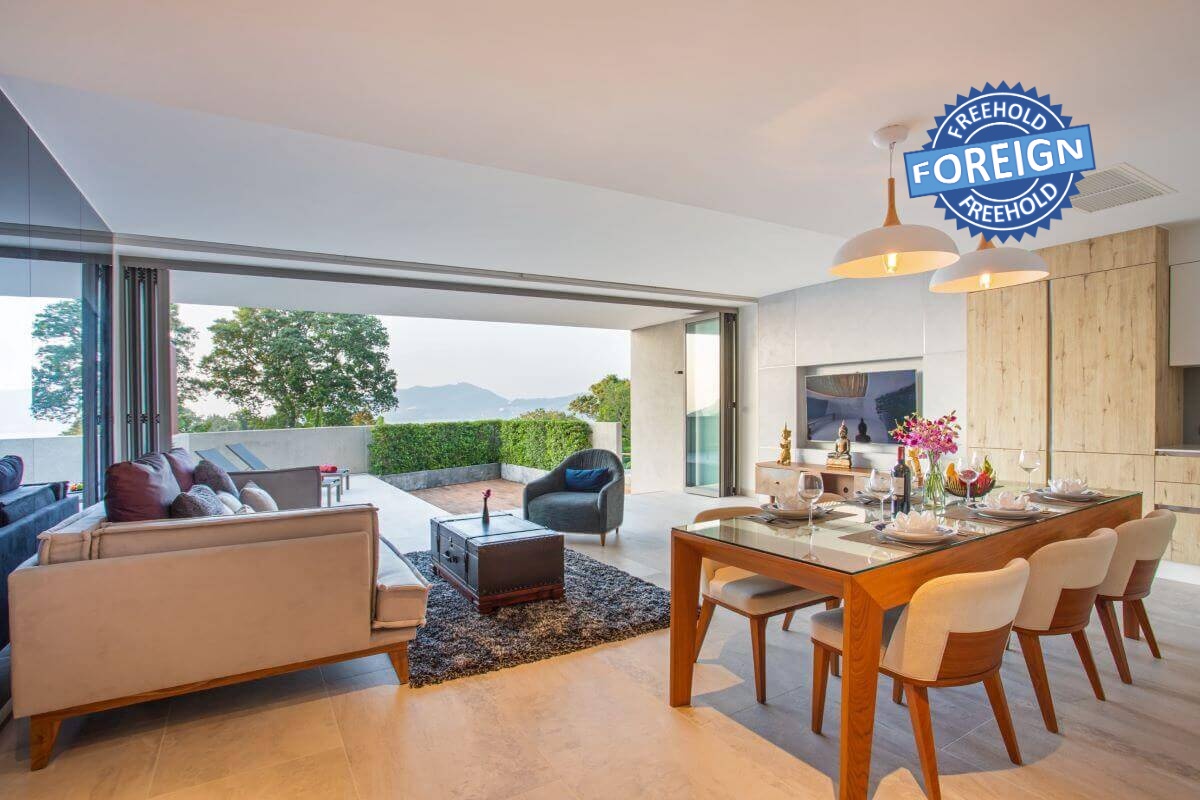 3 Bedroom Foreign Freehold Sea View Condo for Sale near Patong Beach, Phuket