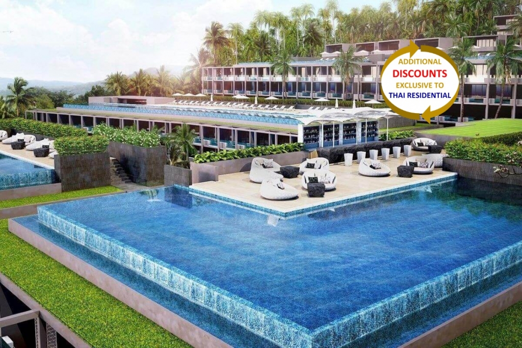2 Schlafzimmer Sea View Condo w / Balkon Pool zum Verkauf zu Fuß zu Surin Beach, Phuket