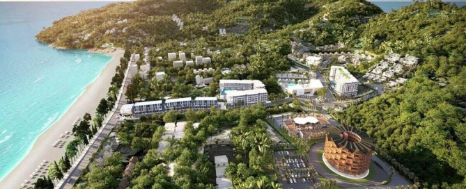 1-2 bedroom condos Nai Thon Beachfront, Phuket - aerial view