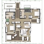 2 Bedroom Condo for Sale at Kata Gardens near Kata Beach & Kata Noi Beach Phuket floorplan