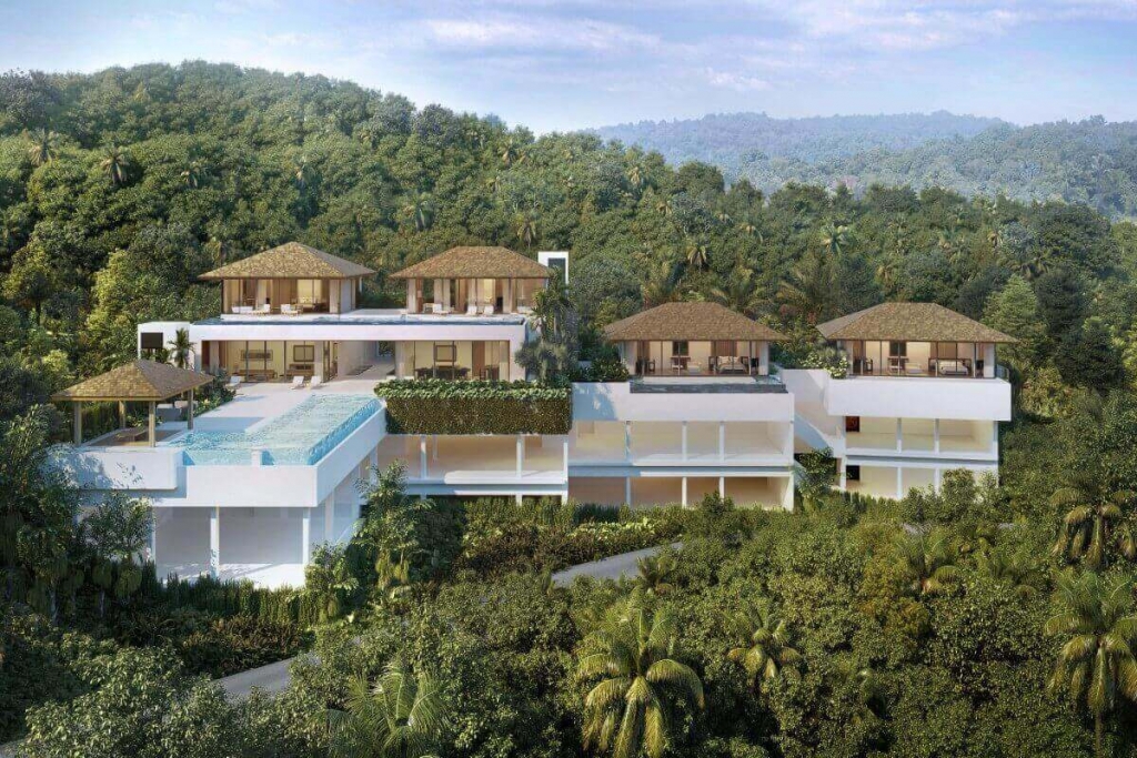 4-10 Bedroom Ultra-Luxury Sea View Pool Villa for Sale near Layan Beach, Phuket