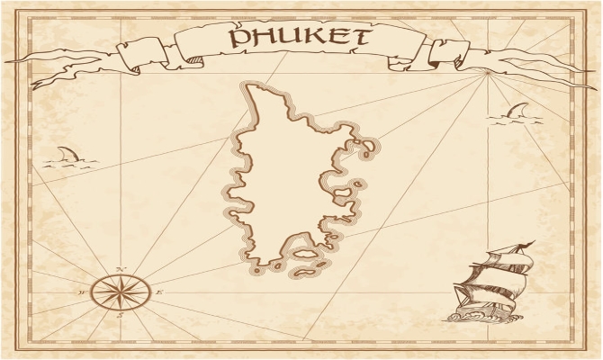 Map of Phuket