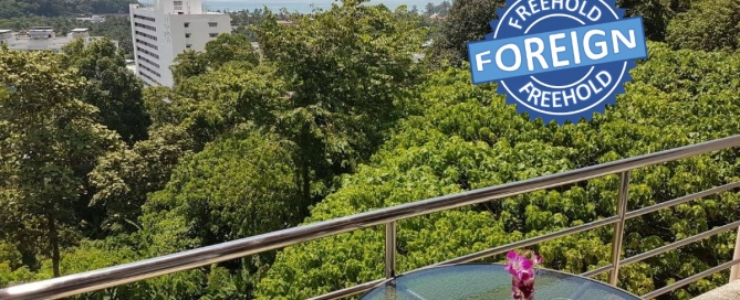 2 Bedroom Sea View Foreign Freehold Condo for Sale by Owner at Diamond Condominium near Patong Beach, Phuket