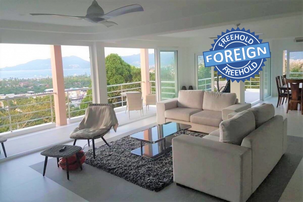 3 Bedroom Foreign Freehold Sea View Penthouse Condo for Sale by Owner at Diamond Condominium near Patong Beach, Phuket