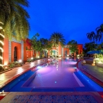24-Bedroom Boutique Villa & Hotel Resort in Thalang, Phuket evening shot PSR-THA-642